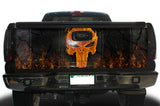 Chevy Silverado Tailgate Wrap (1999-2007) PUNISHER On Fire - RacerX Customs