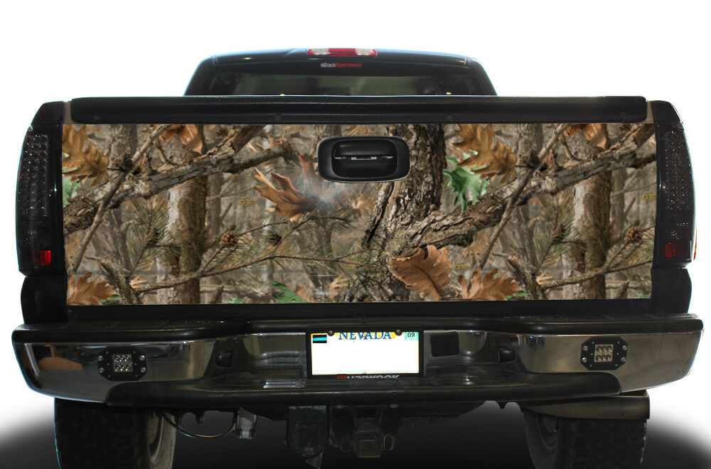 Chevy Silverado Tailgate Wrap/Graphics (1999-2007) WOODLAND CAMO - RacerX Customs
