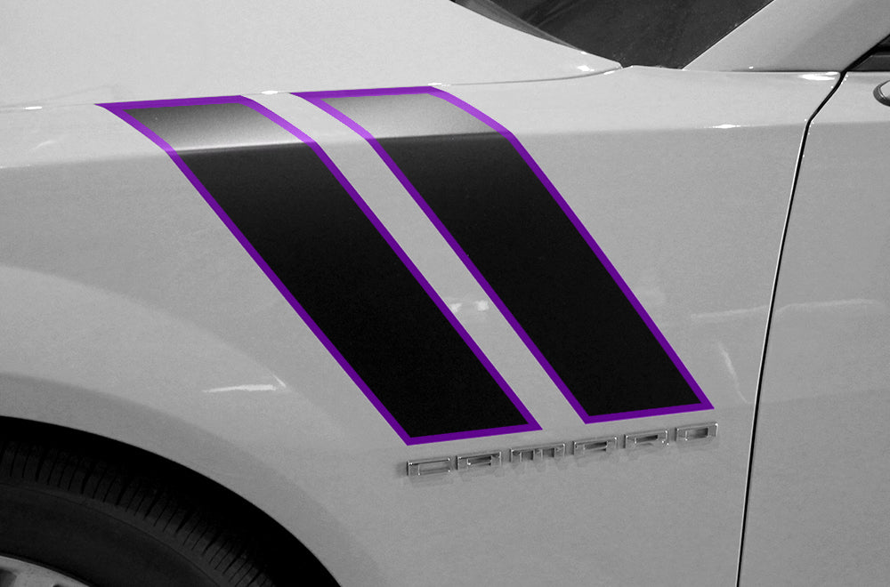 Chevy Camaro Vinyl Hash Mark Stripes ('10-'15)