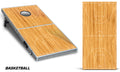 Custom Cornhole Wrap - Thick Decal Graphics - Basketball Court - RacerX Customs