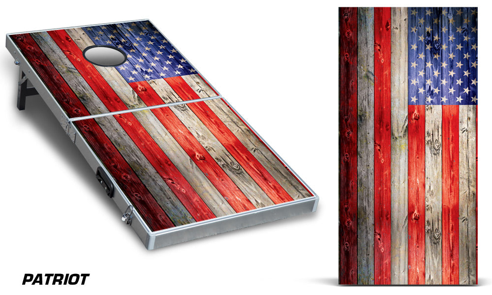 Cornhole Graphics - Thick Decal Graphics - Patriot - RacerX Customs