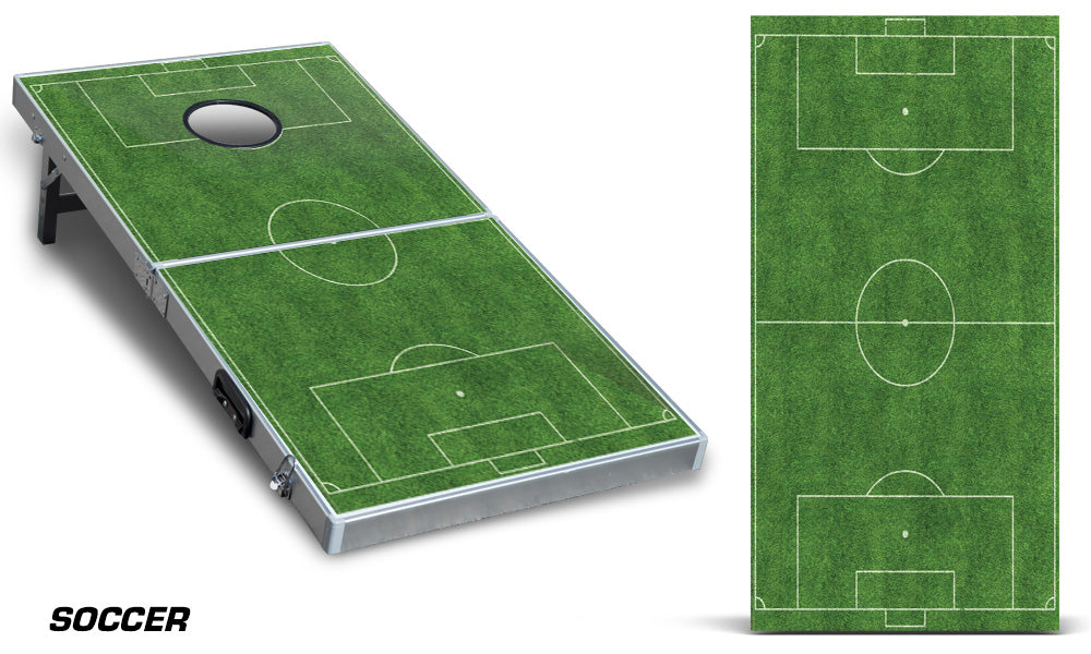 Cornhole Graphics - Thick Decal Graphics - Soccer - RacerX Customs