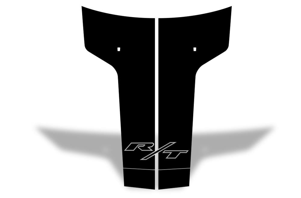 Dodge Challenger Vinyl Hood Stripes (2008-2017) RT Stripes - RacerX Customs