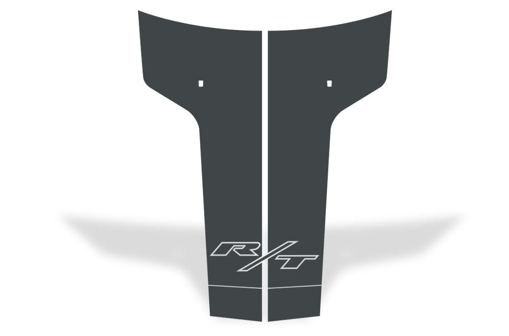 Dodge Challenger Vinyl Hood Stripes (2008-2017) RT Stripes - RacerX Customs