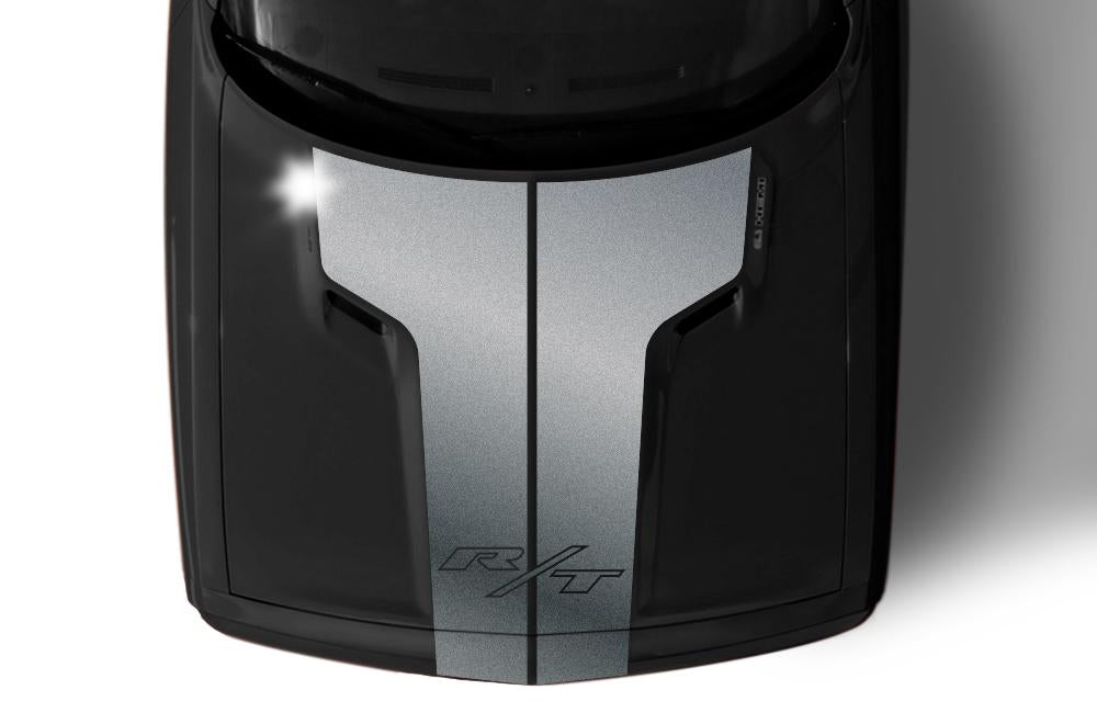 Dodge Challenger Vinyl Hood Stripes (2008-2017) RT Stripes - RacerX Customs