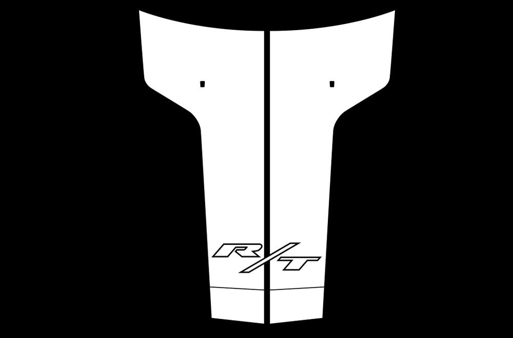 Dodge Challenger Vinyl Hood Stripes (2008-2017) RT Stripes - RacerX Customs