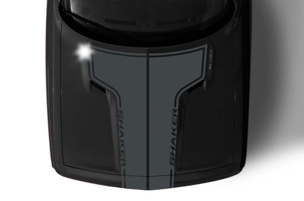 Dodge Challenger Vinyl Hood Stripes (2008-2017) Shaker - RacerX Customs