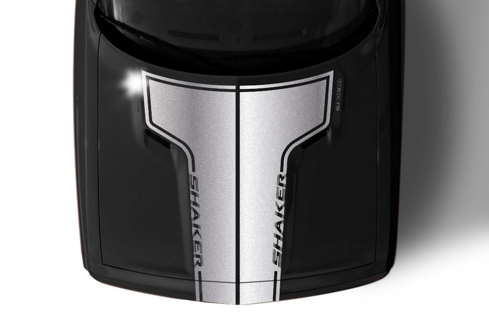 Dodge Challenger Vinyl Hood Stripes (2008-2017) Shaker - RacerX Customs
