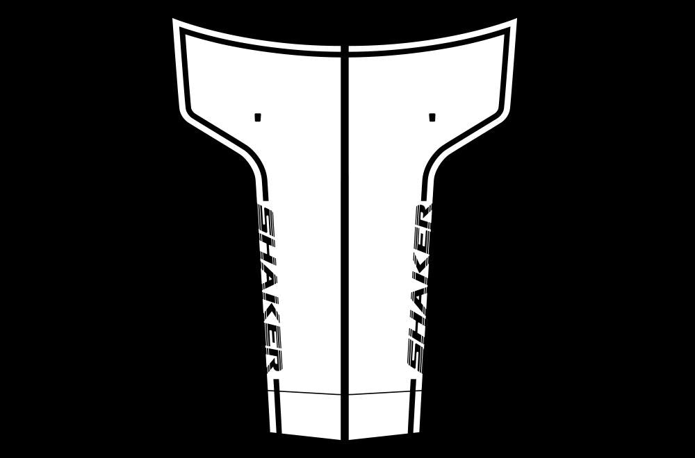 Dodge Challenger Vinyl Hood Stripes (2008-2017) Shaker - RacerX Customs