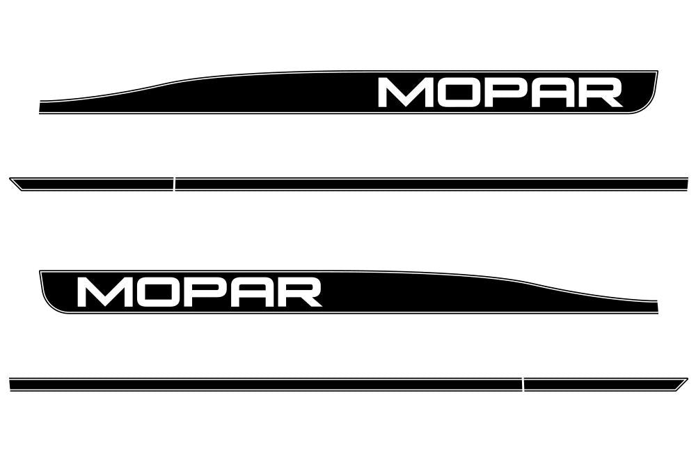 Dodge Challenger Vinyl Stripes Kit (2008-2017) Mopar Stripes - RacerX Customs