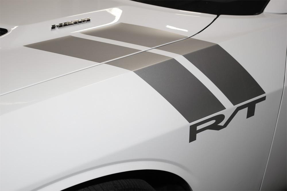 Dodge Challenger RT Vinyl Stripes Kit (2008-2017) Rally Stripes - RacerX Customs