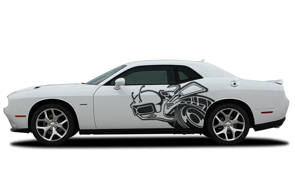 Dodge Challenger Vinyl Wrap (2008-2017) Super Bee - RacerX Customs