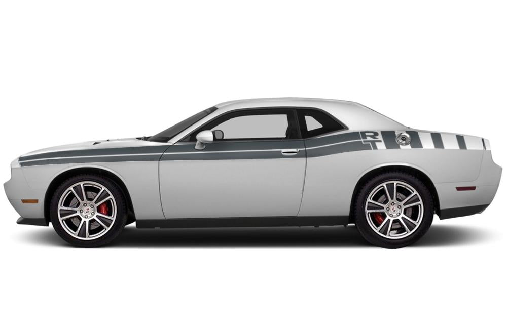 Dodge Challenger RT Vinyl Stripes Kit (2008-2017) RT Strobe - RacerX Customs