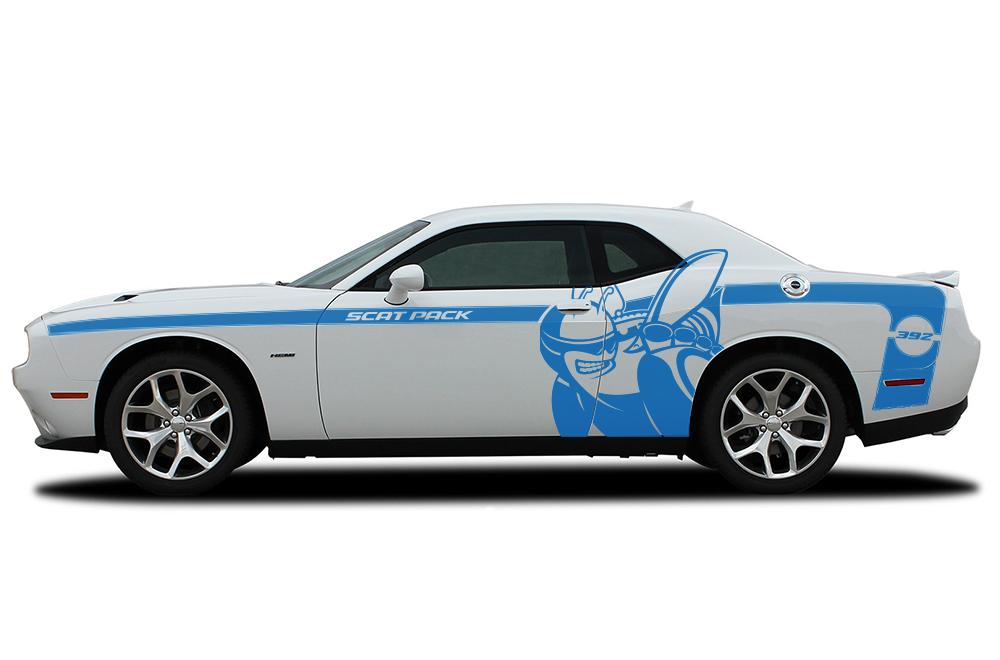 Dodge Challenger Side Stripes Kit (2015-2017) Scat-Pack - RacerX Customs