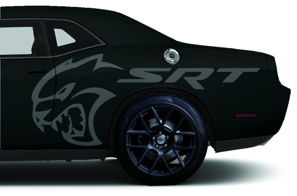 Dodge Challenger Vinyl Wrap Kit (2015-2017) SRT Hellcat - RacerX Customs