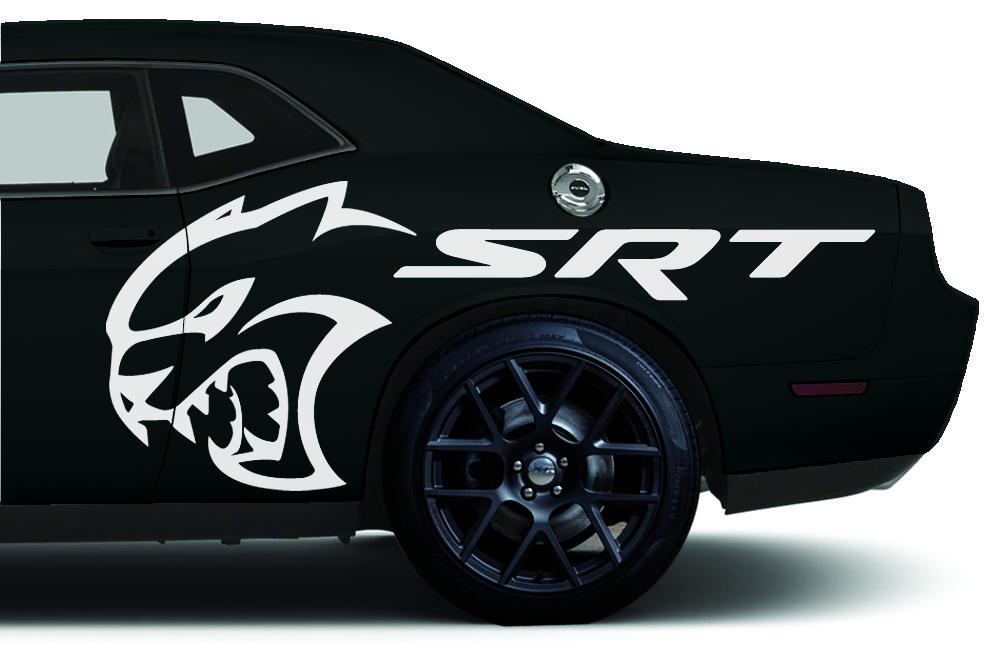 Dodge Challenger Vinyl Wrap Kit (2015-2017) SRT Hellcat - RacerX Customs