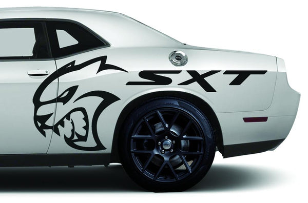 Dodge Challenger SXT Vinyl Side Graphics – RacerX Customs