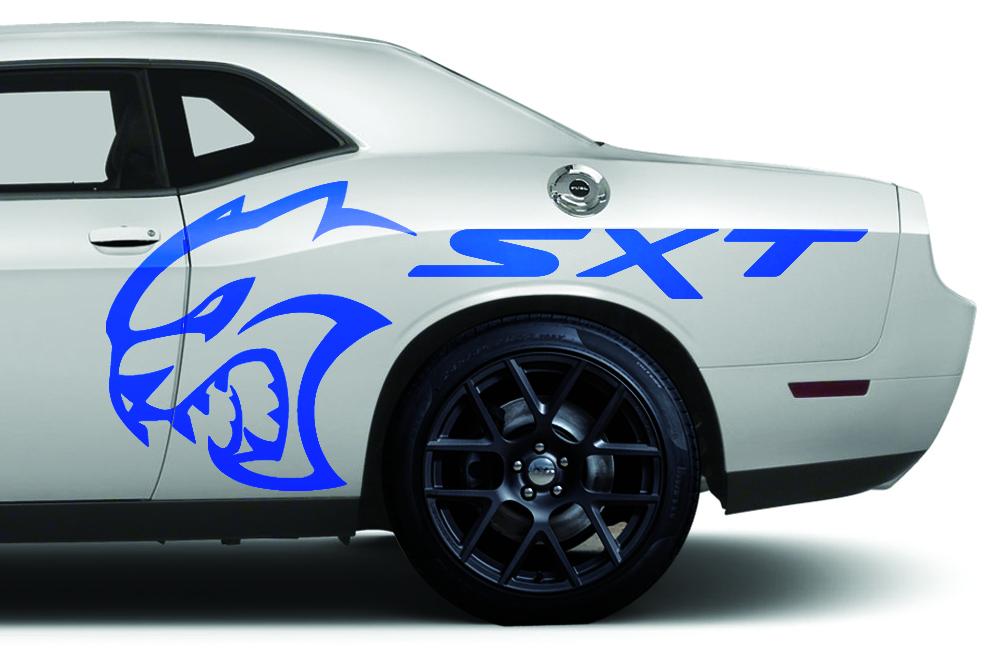 Dodge Challenger Vinyl Wrap Kit (2015-2017) SXT Hellcat - RacerX Customs
