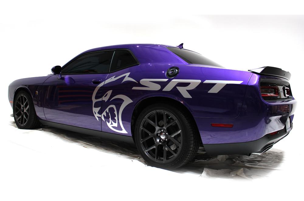 Dodge Challenger Vinyl Wrap Kit (2015-2017) SRT Hellcat - RacerX Customs
