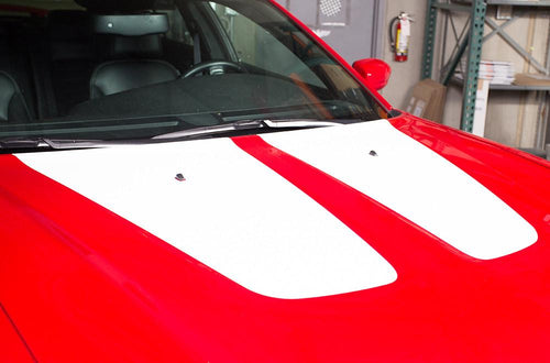 Dodge Charger Vinyl Stripes Kit (2011-2014) Hood Accents - RacerX Customs