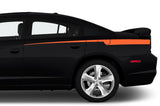 Dodge Charger Vinyl Stripes Kit (2011-2014) Rear Racing Stripes - RacerX Customs