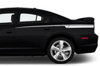 Dodge Charger Vinyl Stripes Kit (2011-2014) Rear Racing Stripes - RacerX Customs