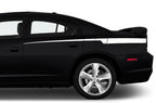 Dodge Charger Vinyl Stripes Kit (2011-2014) Rear Racing Stripes - RacerX Customs
