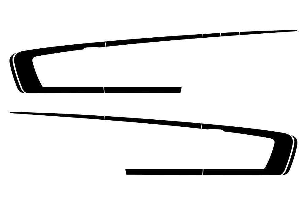 Dodge Charger Vinyl Stripes Kit (2011-2014) "C" Stripes - RacerX Customs