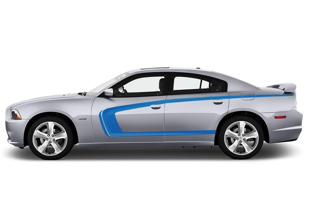 Dodge Charger Vinyl Stripes Kit (2011-2014) "C" Stripes - RacerX Customs