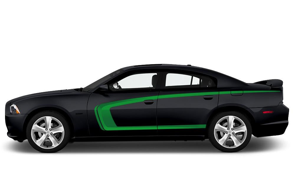 Dodge Charger Vinyl Stripes Kit (2011-2014) "C" Stripes - RacerX Customs
