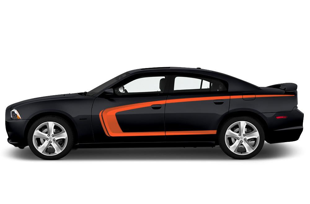 Dodge Charger Vinyl Stripes Kit (2011-2014) "C" Stripes - RacerX Customs