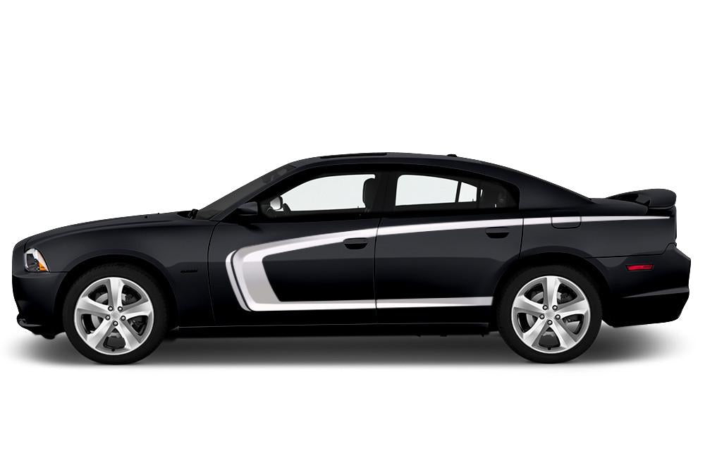 Dodge Charger Vinyl Stripes Kit (2011-2014) "C" Stripes - RacerX Customs