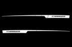 Dodge Charger Vinyl Stripes Kit (2011-2014) Rear Charger Stripes - RacerX Customs