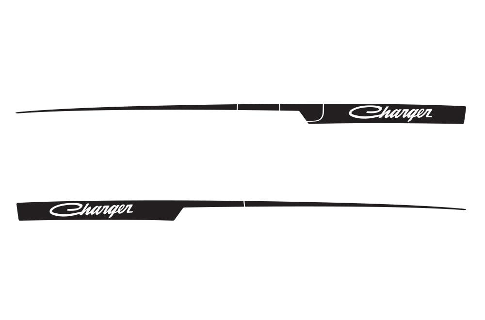 Dodge Charger Vinyl Stripes Kit (2011-2014) Old-School Stripes - RacerX Customs