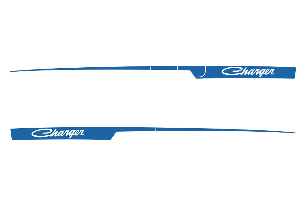 Dodge Charger Vinyl Stripes Kit (2011-2014) Old-School Stripes - RacerX Customs