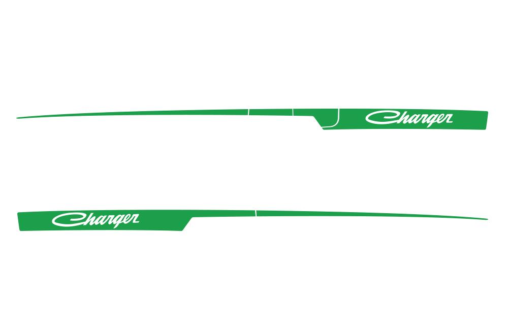 Dodge Charger Vinyl Stripes Kit (2011-2014) Old-School Stripes - RacerX Customs