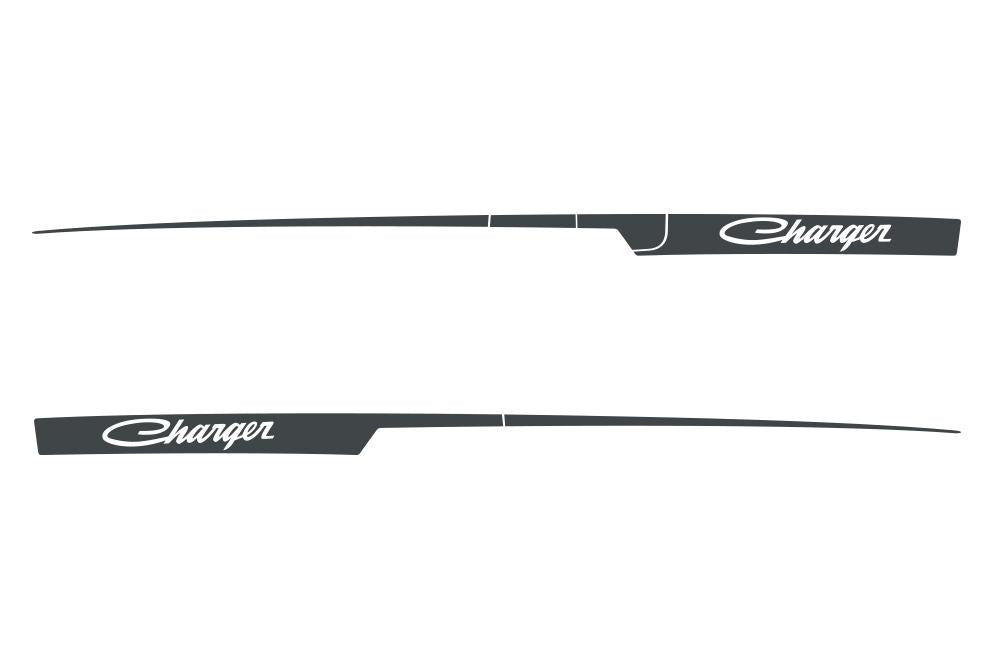 Dodge Charger Vinyl Stripes Kit (2011-2014) Old-School Stripes - RacerX Customs