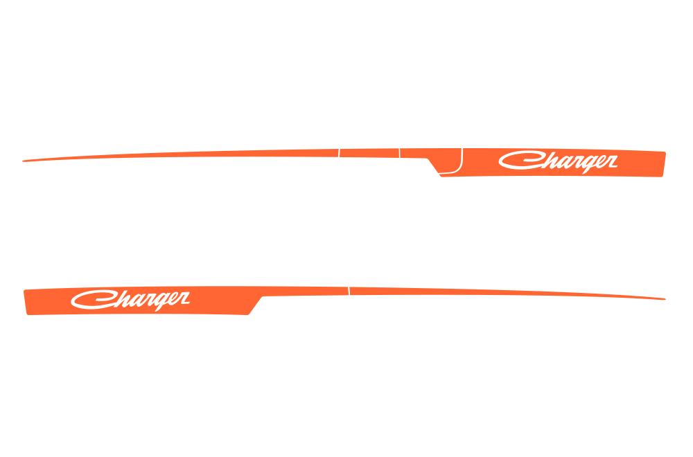 Dodge Charger Vinyl Stripes Kit (2011-2014) Old-School Stripes - RacerX Customs