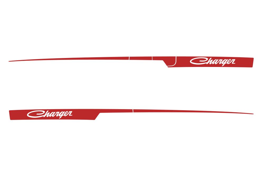 Dodge Charger Vinyl Stripes Kit (2011-2014) Old-School Stripes - RacerX Customs