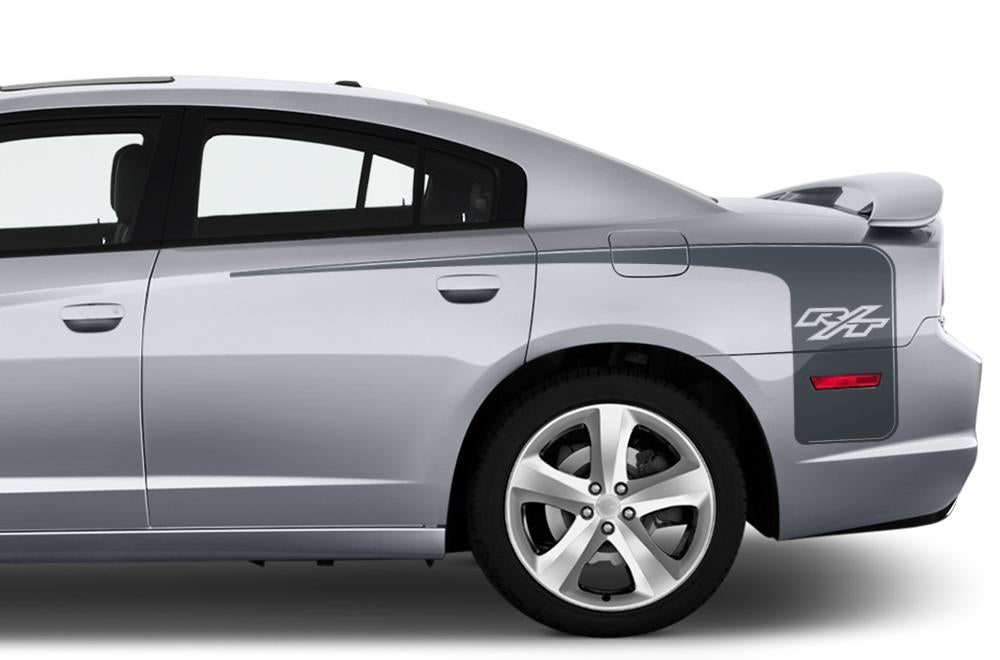 Dodge Charger Vinyl Stripes Kit (2011-2014) RT Stripes - RacerX Customs