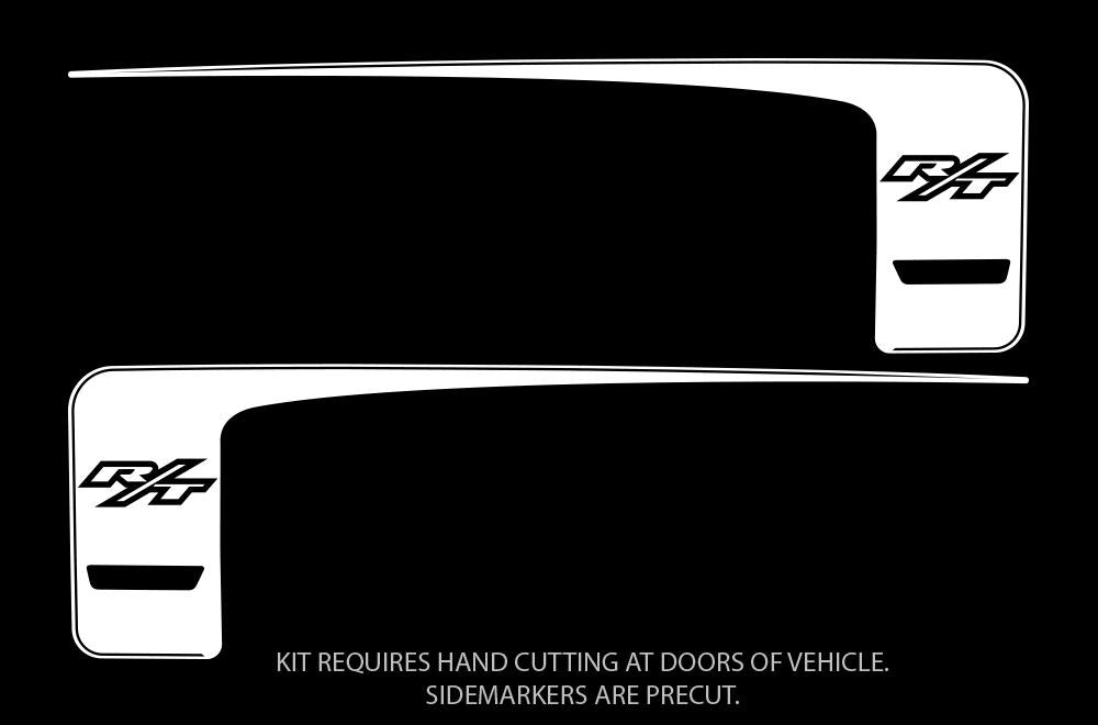 Dodge Charger Vinyl Stripes Kit (2011-2014) RT Stripes - RacerX Customs