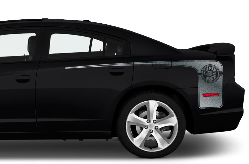 Dodge Charger Vinyl Stripes Kit (2011-2014) Super-Bee Stripes - RacerX Customs