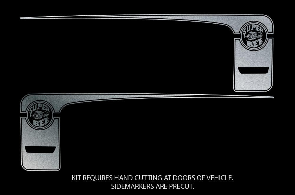 Dodge Charger Vinyl Stripes Kit (2011-2014) Super-Bee Stripes - RacerX Customs