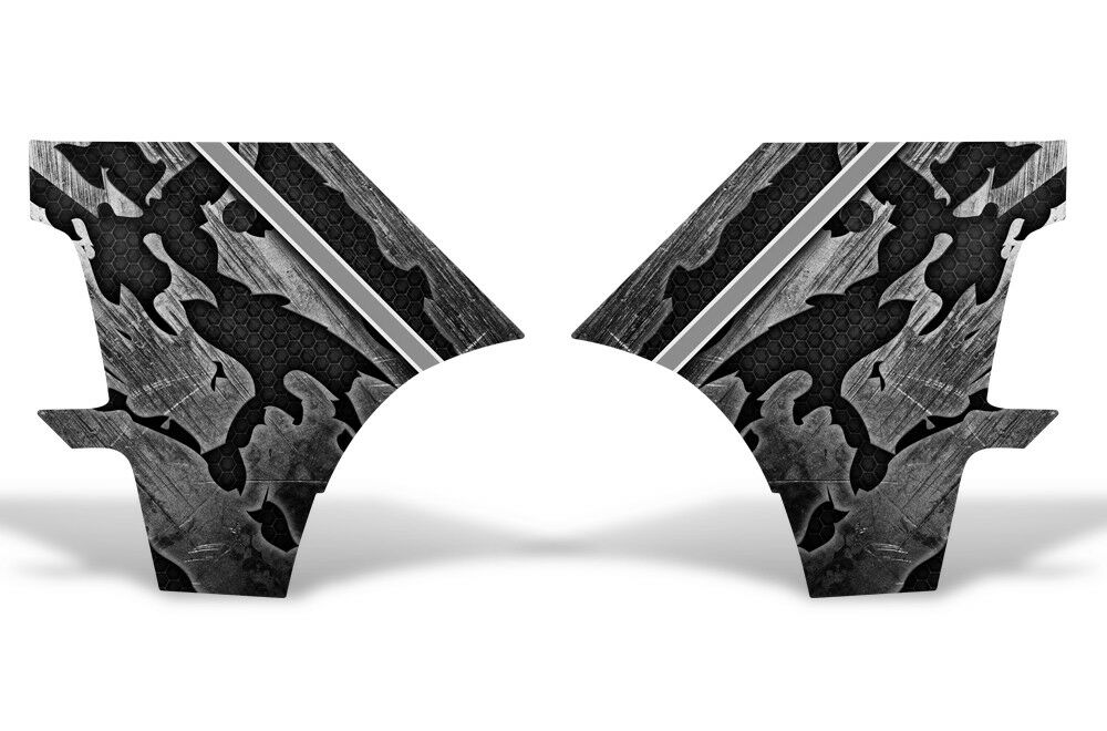 Dodge Ram Quarter Panel Graphics-Wrap Kit - Vinyl (2009-2018) SHREDDED - RacerX Customs