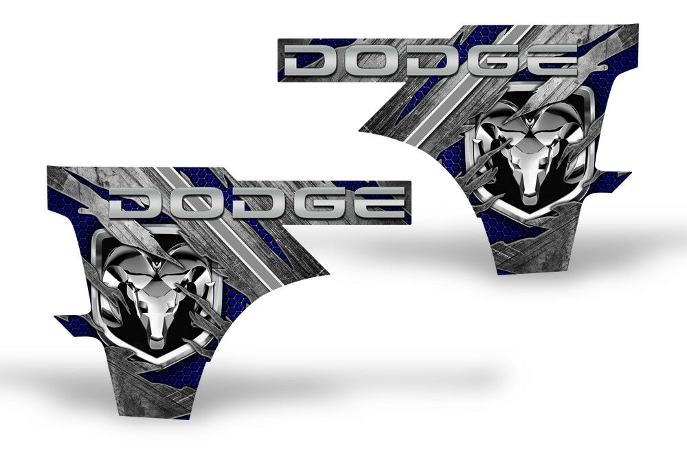 Dodge Ram Quarter Panel Graphics-Wrap Kit - Vinyl (2009-2018) METAL - RacerX Customs