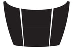 Dodge Ram Vinyl Hood Wrap Kit (2002-2008) Blackout - RacerX Customs
