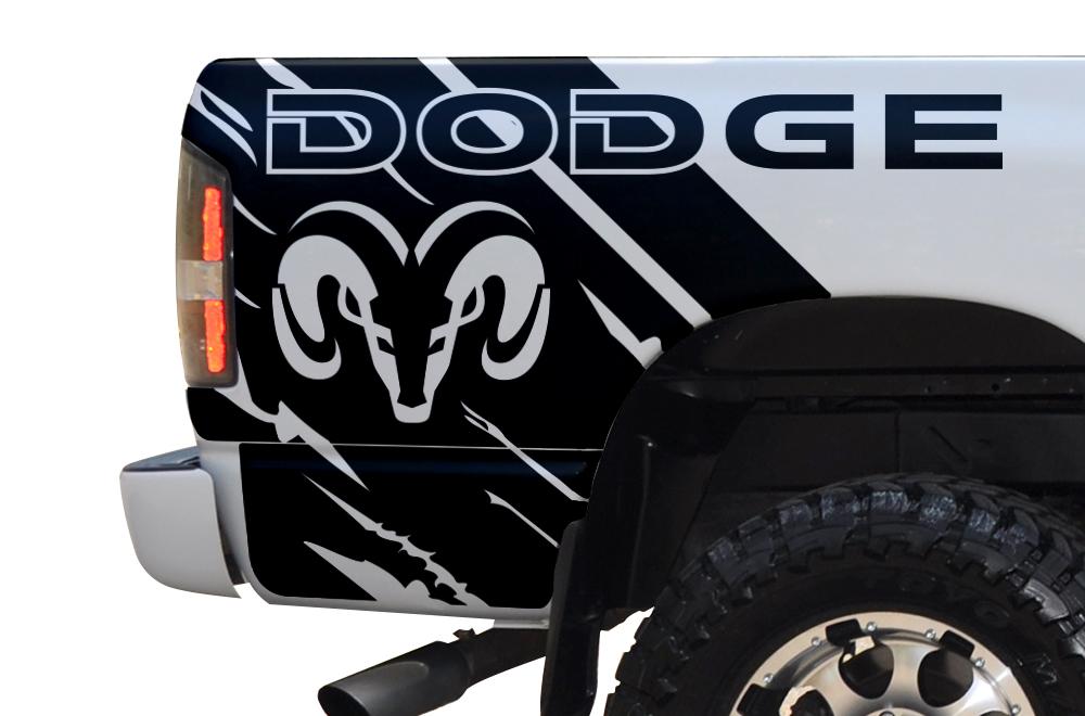 Dodge Ram Quarter-Panel Vinyl Wrap (2002-2008) DODGE - RacerX Customs