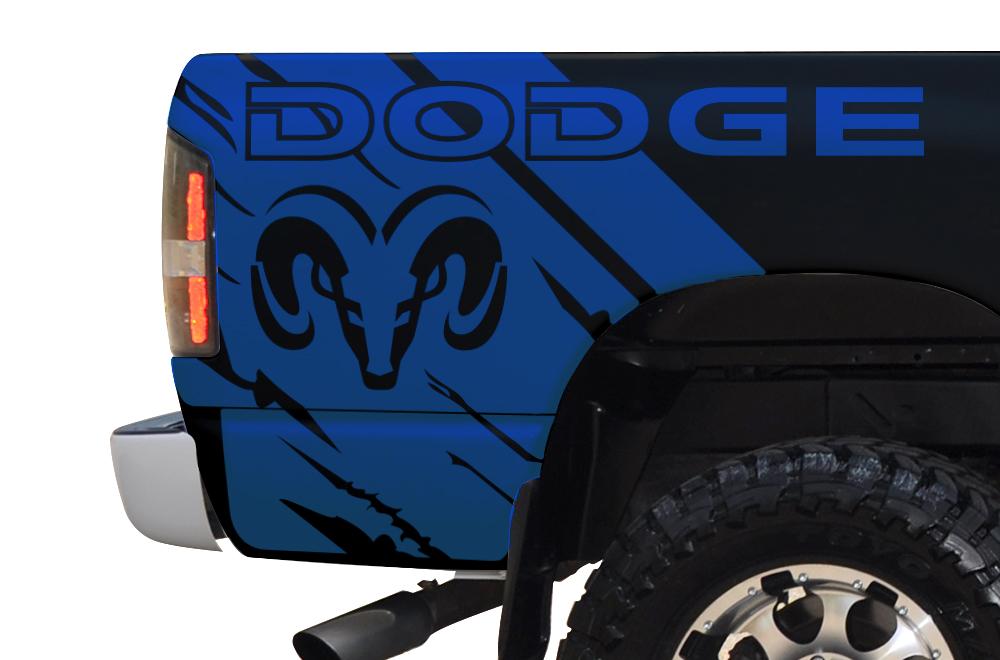 Dodge Ram Quarter-Panel Vinyl Wrap (2002-2008) DODGE - RacerX Customs