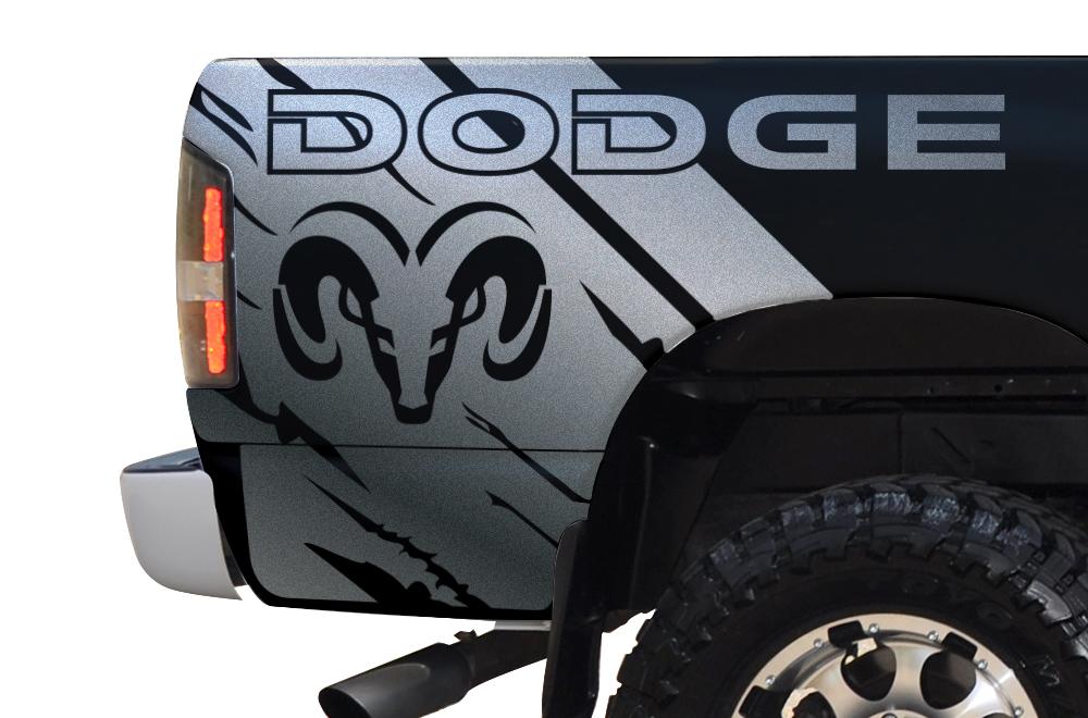 Dodge Ram Quarter-Panel Vinyl Wrap (2002-2008) DODGE - RacerX Customs