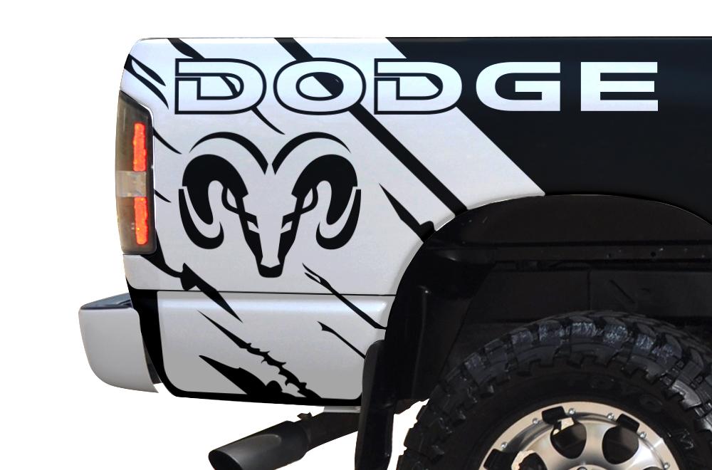 Dodge Ram Quarter-Panel Vinyl Wrap (2002-2008) DODGE - RacerX Customs